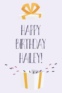 Happy Birthday Hailey
