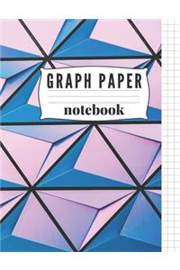 Graph Paper Notebook: Graph Paper Book With 1/2 Inch Squares Perfect for Grade or High School, College or University Science, Engineering or Math Classes