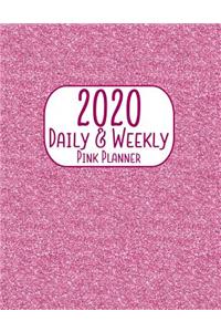 2020 Daily & Weekly Pink Planner