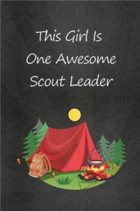 Thick Notebook (119 Pages) - Summer Journal, Camping, Girl Scout Leader Gifts