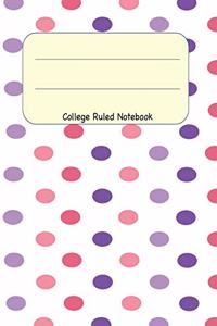 College Ruled Notebook