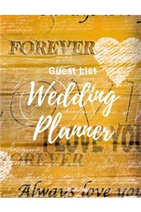 Guest List Wedding Planner