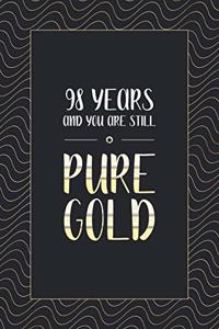 98th Birthday Notebook