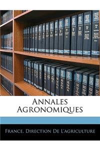 Annales Agronomiques