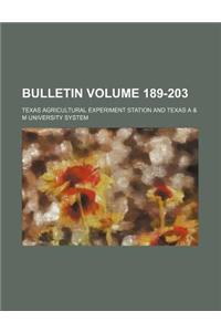 Bulletin Volume 189-203