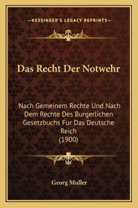 Recht Der Notwehr