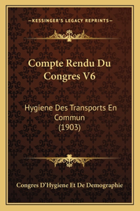 Compte Rendu Du Congres V6