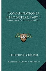 Commentationes Herodoteae, Part 1