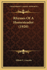 Rhymes Of A Homesteader (1920)