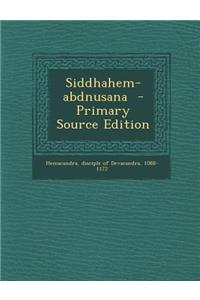 Siddhahem-abdnusana