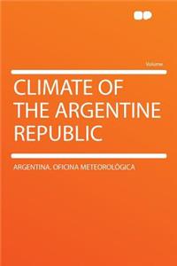 Climate of the Argentine Republic