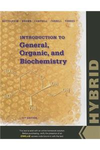 Introduction to General, Organic and Biochemistry, Hybrid Edition (with OWLv2 with MindTap Reader, 4 terms (24 months) Printed Access Card)