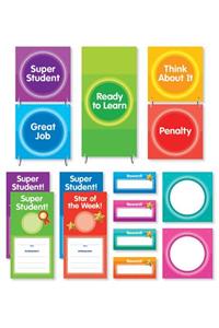 Color Your Classroom: Behavior Clip Chart Mini Bulletin Board