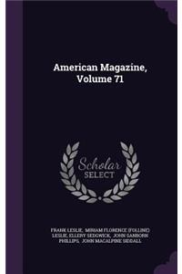 American Magazine, Volume 71