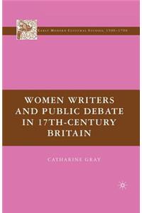 Women Writers and Public Debate in 17th-Century Britain