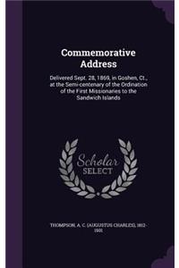 Commemorative Address
