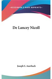 de Lancey Nicoll