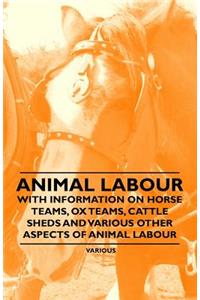 Animal Labour - With Information on Horse Teams, Ox Teams, Cattle Sheds and Various Other Aspects of Animal Labour