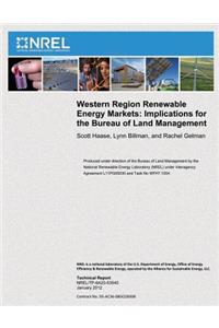 Western Regional Renewable Energy Markets