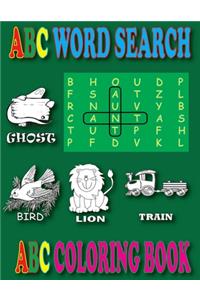 ABC Word Search and ABC Coloring Books