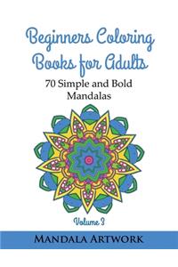 Beginners Coloring Books for Adults -Volume 3