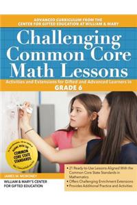 Challenging Common Core Math Lessons