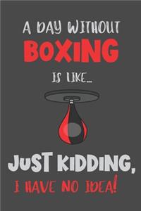 A Day Without Boxing Is Like... Just Kidding, I Have No Idea!