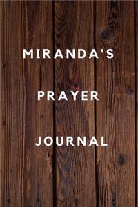 Miranda's Prayer Journal
