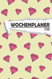 Wochenplaner Diamant Pastel Gelb Grün