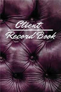 Client Tracker Profile Book