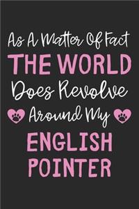 As A Matter Of Fact The World Does Revolve Around My English Pointer