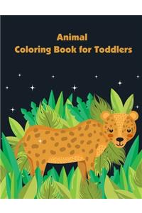Animal Coloring Book for Toddlers