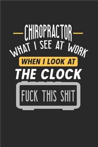 Chiropractor What I See At Work