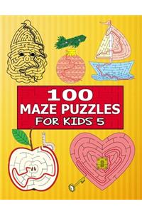 100 Maze Puzzles for Kids 5