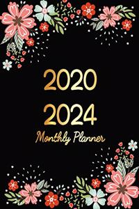 Monthly Planner 2020-2024