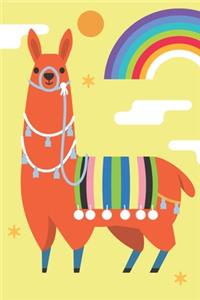 Orange Llama Sketchbook