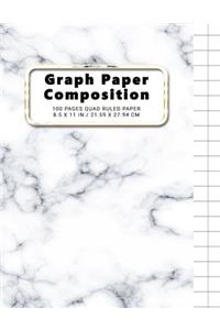 Graph Paper Composition Notebook