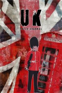 UK Daily Journal Dot Grid Style Notebook