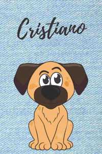 personalisiertes Notizbuch Hunde / Malbuch / Tagebuch / Journal / DIN A5 / Geschenk Cristiano