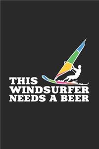 This windsurfer needs a beer