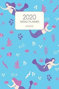 2020 Weekly Planner Mermaid