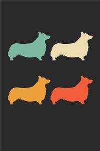 Welsh Corgi Notebook - Retro Welsh Corgi Journal - Vintage Welsh Corgi Diary