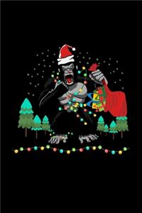 Bigfoot Christmas Notebook