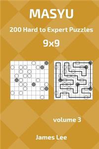 Masyu Puzzles - 200 Hard to Expert 9x9 vol. 3