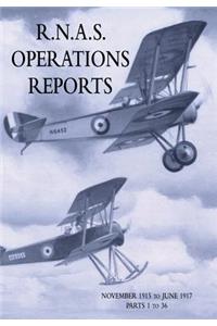 R.N.A.S. Operations Reports