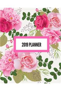 2019 Planner: Weekly & Monthly Calendar Schedule Organizer Inspirational Quotes, Notes & Check Listjanuary2019 Through to December 2019 Paperback