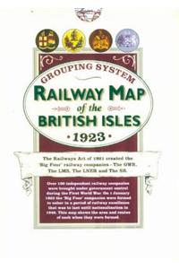 Railway Grouping System Map of the British Isles 1923 (Folded in a Wallet)