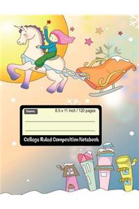 Composition College Ruled Notebook
