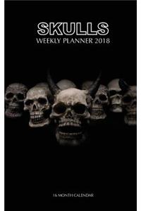 Skulls Weekly Planner 2018
