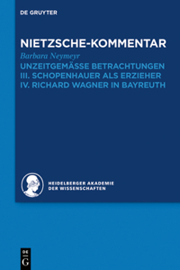 Kommentar Zu Nietzsches Unzeitgemässen Betrachtungen